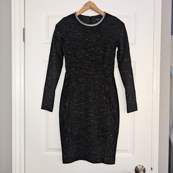 RW&CO. Black Long Sleeve Dress - Picture 1 of 16